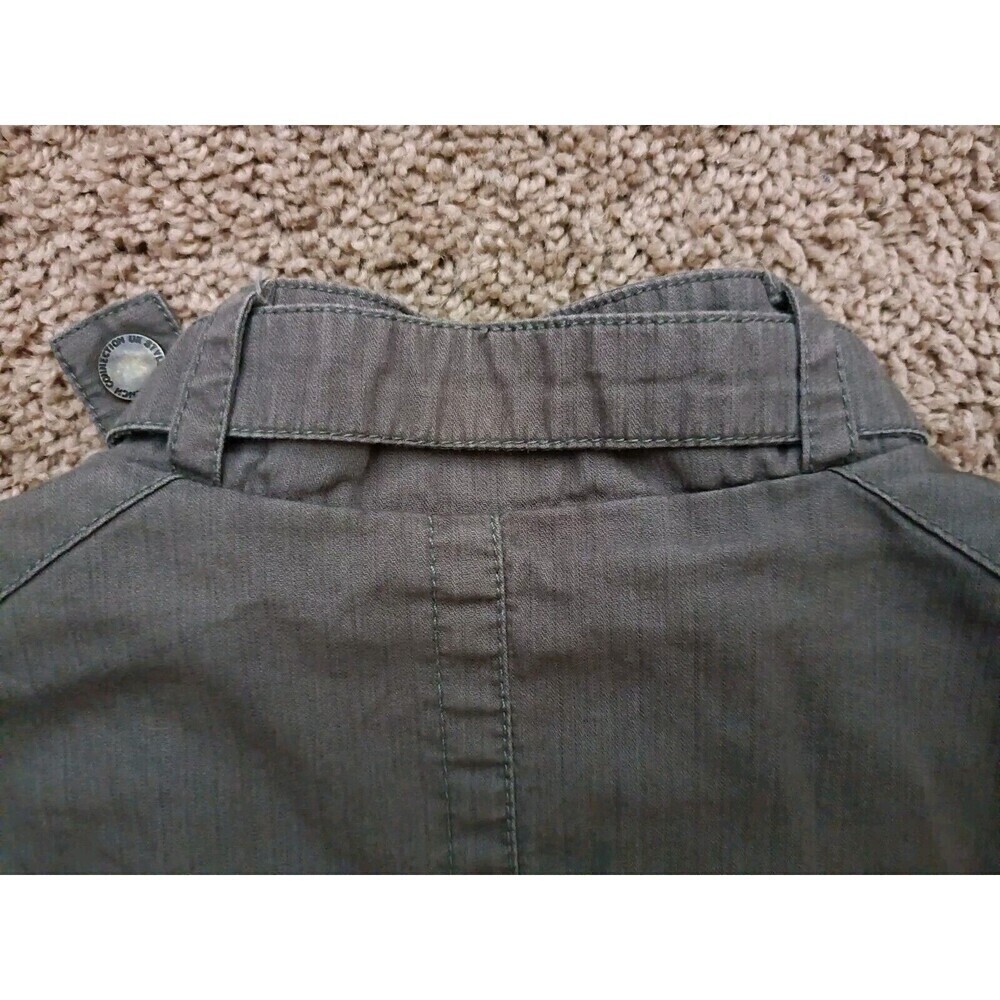 Vintage French Connection Jacket Women's Size Medium Full Zip Green Pockets - Picture 10 of 12